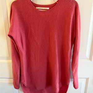 Max Studio cashmere sweater in a coral pink color. 
Size medium